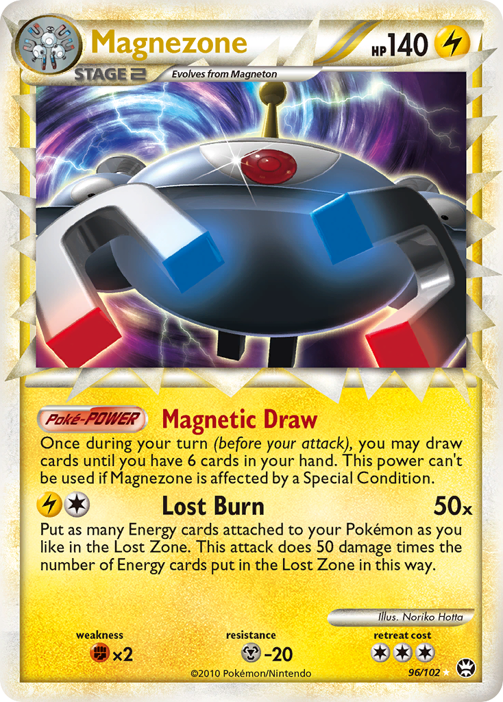 Magnezone 96/102 Pokémon Triumphant (2010) English card — catalogue reference