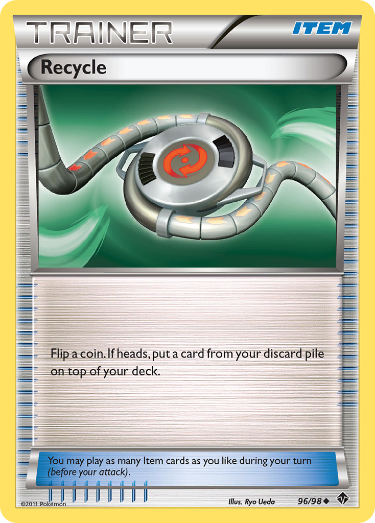Recycle 96/98 Pokémon Emerging Powers (2011) English card — catalogue reference