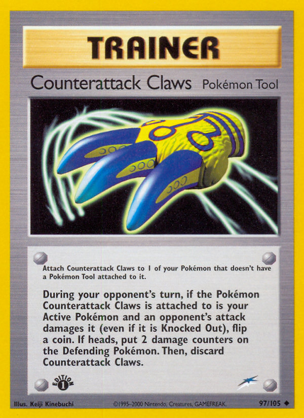 Counterattack Claws 97/105 — Pokémon Neo Destiny