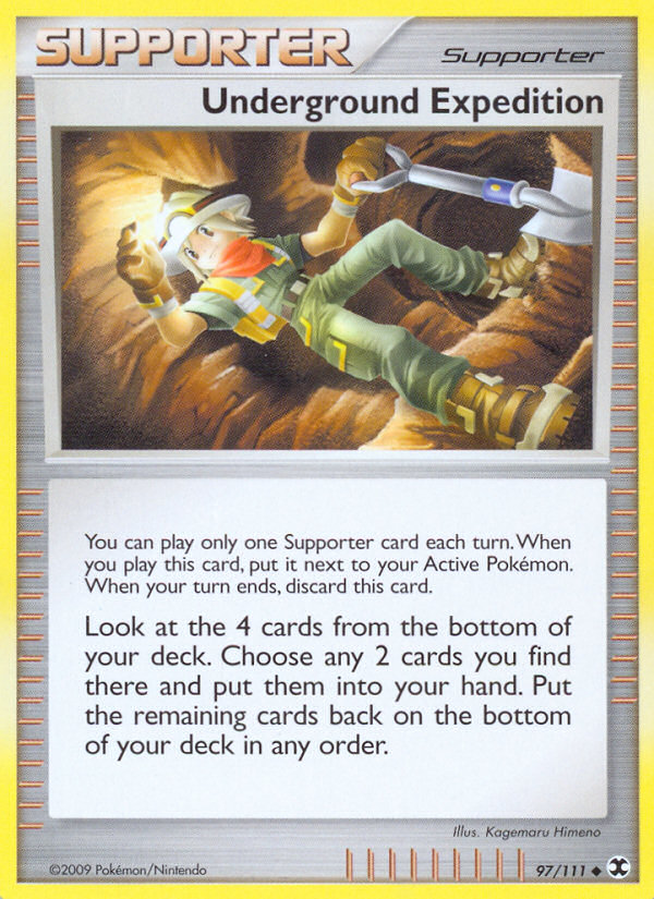Underground Expedition 97/111 Pokémon Rising Rivals (2009) English card — catalogue reference
