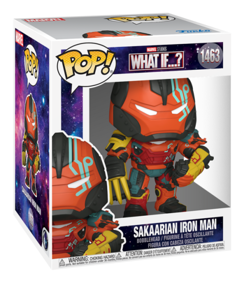 Funko Pop! Super 6in - What If - Sakaarian Iron Man #1463
