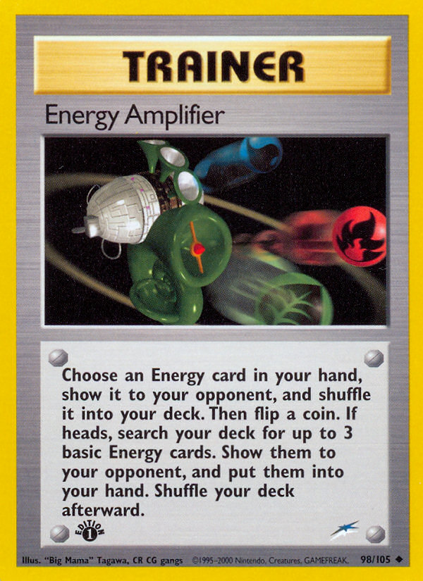 Energy Amplifier 98/105 — Pokémon Neo Destiny