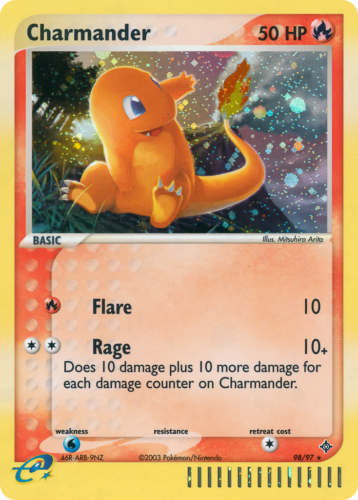 Charmander 98/97 — Pokémon EX Dragon