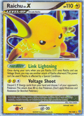 Raichu LV.X 99/100 Pokémon Stormfront (2008) English card — catalogue reference