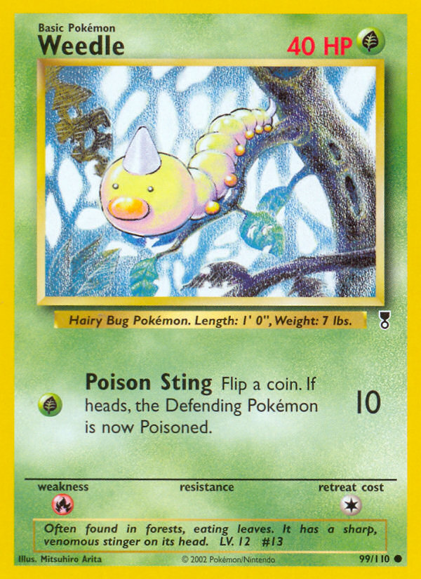 Weedle 99/110 — Pokémon Legendary Collection