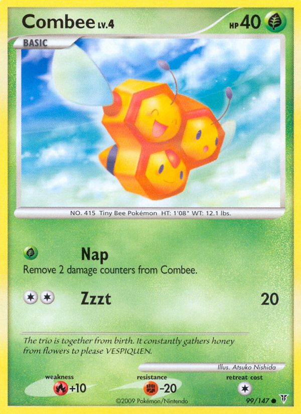 Combee 99/147 Pokémon Supreme Victors (2009) English card — catalogue reference