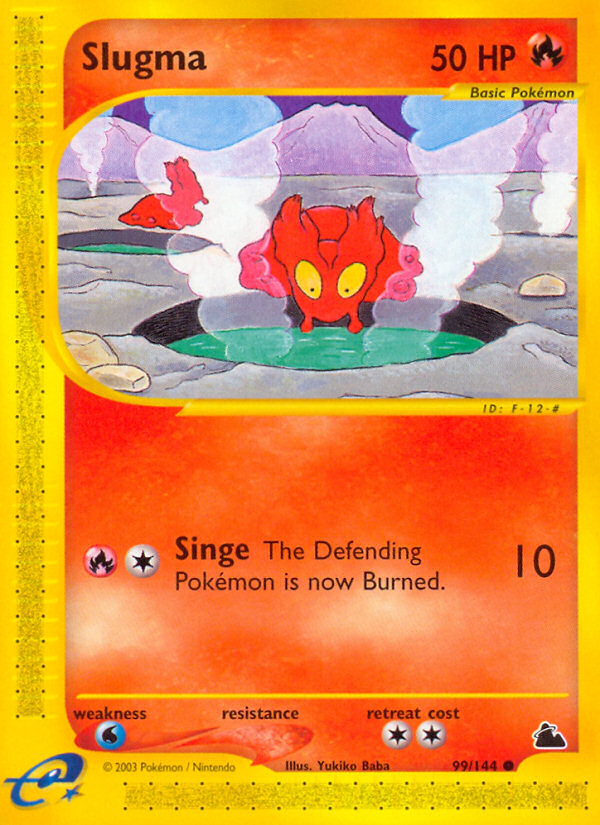 Slugma 99/144 — Pokémon Skyridge