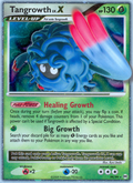 Tangrowth LV.X 99/99 Pokémon Arceus (2009) English card — catalogue reference