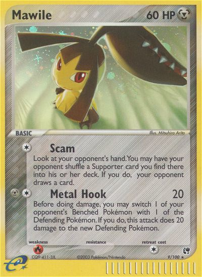 Mawile 9/100 — Pokémon EX Sandstorm