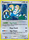 Regigigas 9/100 Pokémon Stormfront (2008) English card — catalogue reference