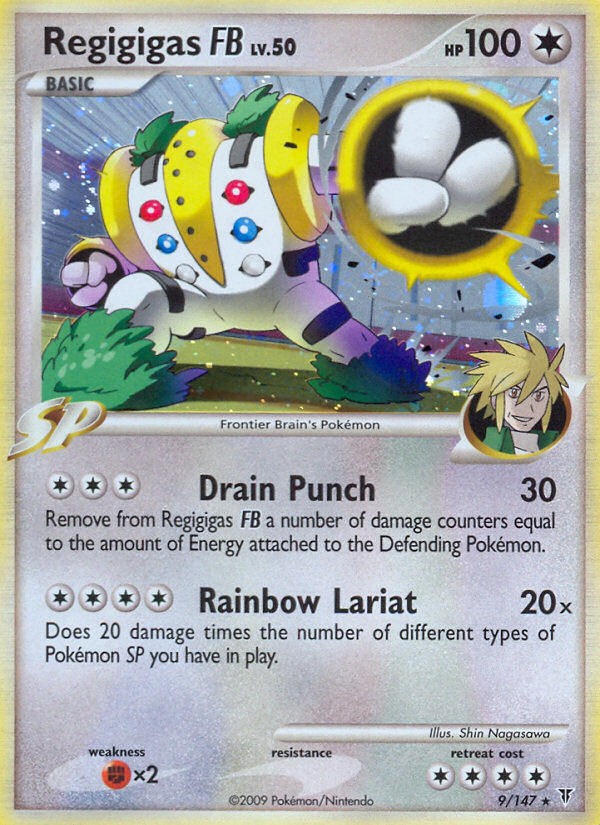 Regigigas FB 9/147 Pokémon Supreme Victors (2009) English card — catalogue reference