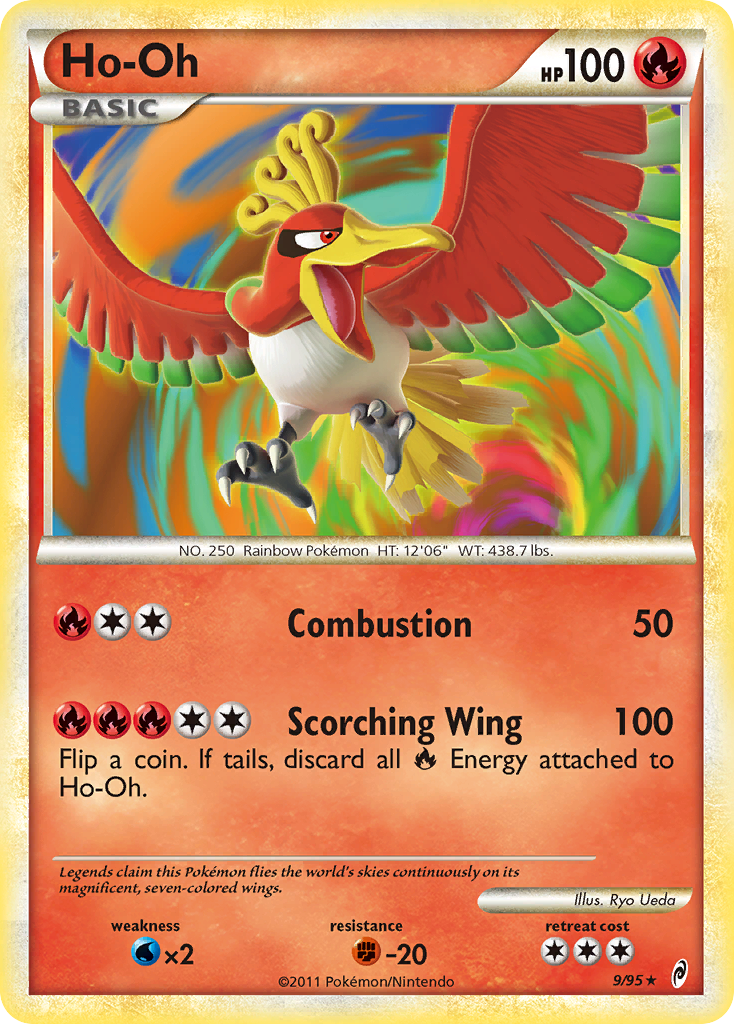 Ho-Oh 9/95 Pokémon Call of Legends (2011) English card — catalogue reference