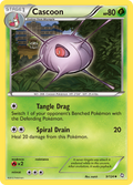 Cascoon 9/124 Pokémon Dragons Exalted (2012) English card — catalogue reference