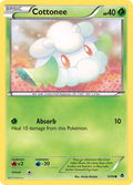 Cottonee 9/98 Pokémon Emerging Powers (2011) English card — catalogue reference