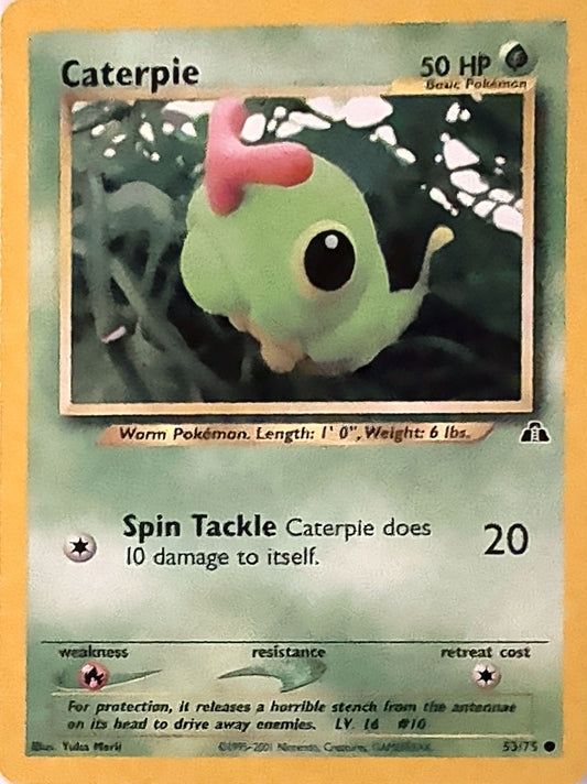 Caterpie Common Neo Discovery 53/75 MP