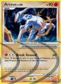 Arceus AR8 Pokémon Arceus (2009) English card — catalogue reference