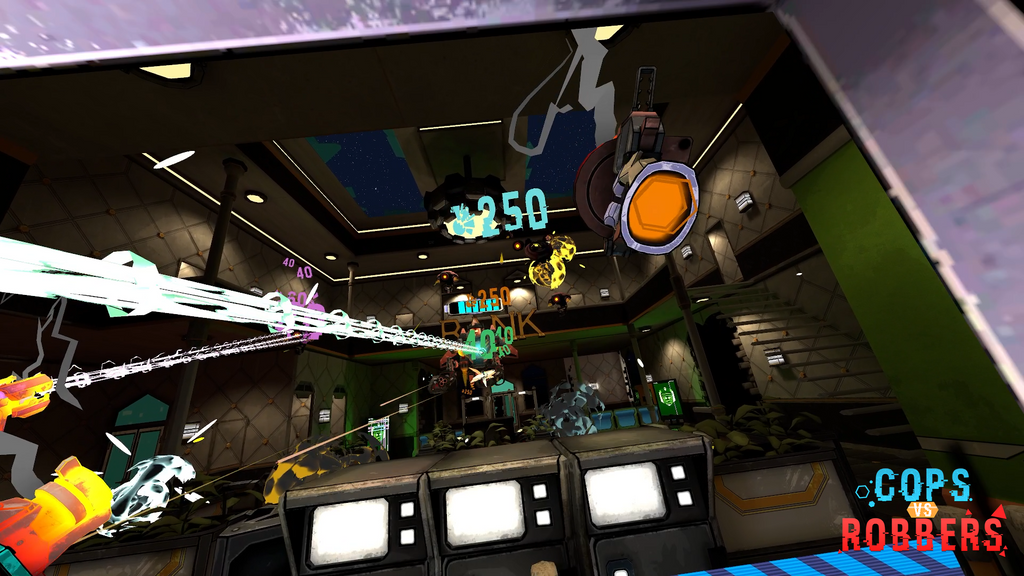 Cops vs Robbers VR gameplay promotional image