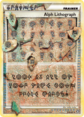 Alph Lithograph FOUR Pokémon Triumphant (2010) English card — catalogue reference