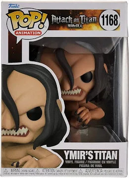 Funko Pop! Ymir's Titan figure packaging from Attack on Titan