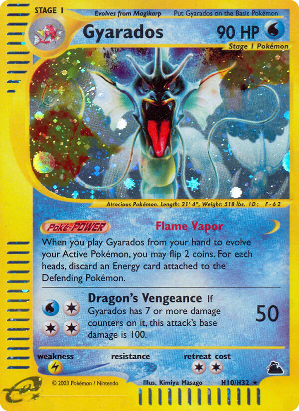 Gyarados H10/H32 — Pokémon Skyridge