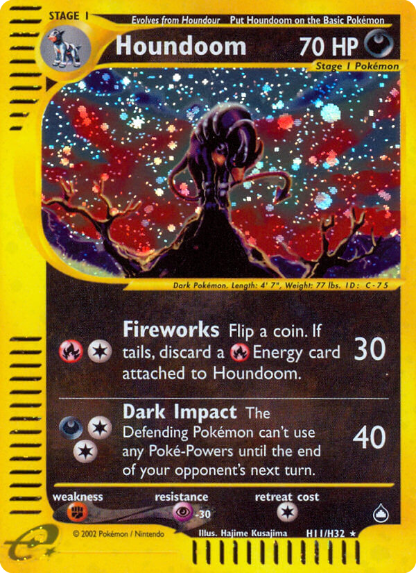 Houndoom H11/147 — Pokémon Aquapolis