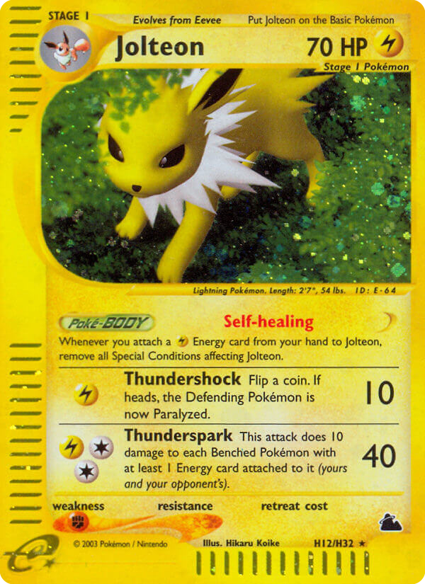 Jolteon H12/H32 — Pokémon Skyridge