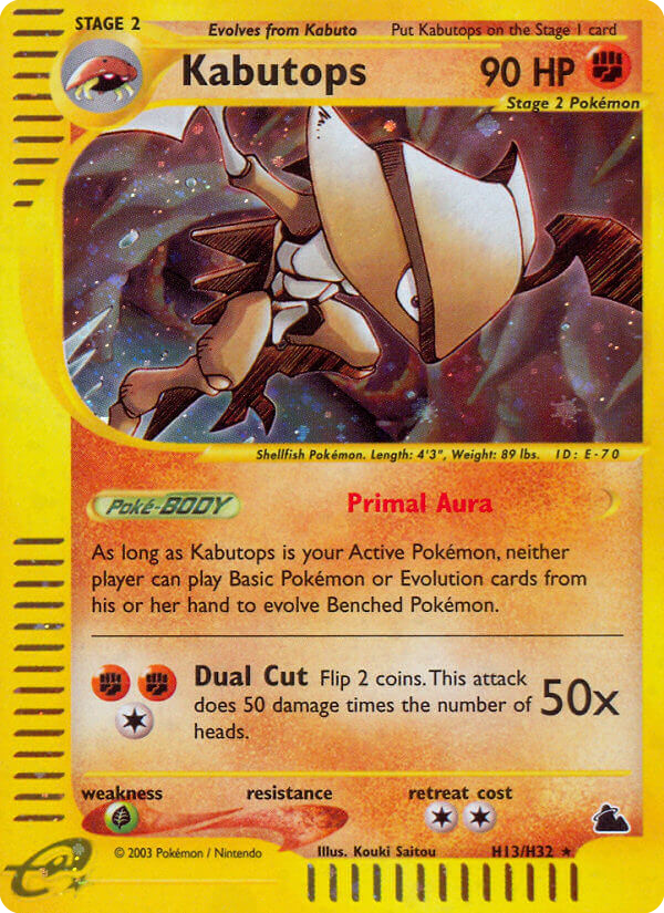Kabutops H13/H32 — Pokémon Skyridge