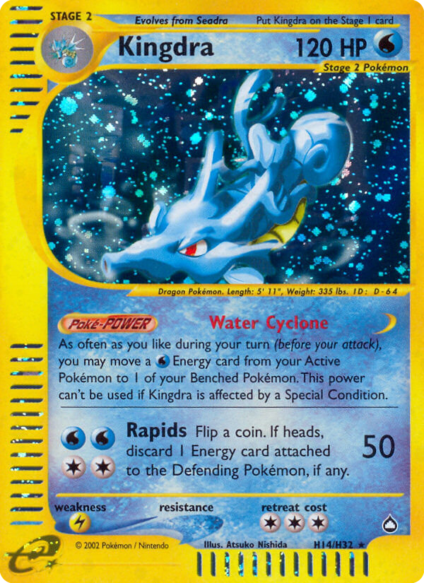 Kingdra H14/147 — Pokémon Aquapolis