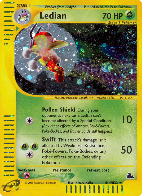 Ledian H14/H32 — Pokémon Skyridge