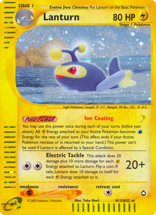 Lanturn H15/147 — Pokémon Aquapolis