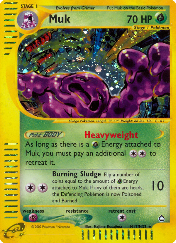 Muk H17/147 — Pokémon Aquapolis