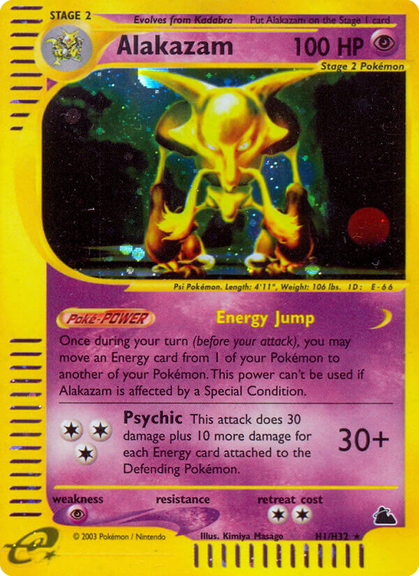 Alakazam H1/H32 — Pokémon Skyridge