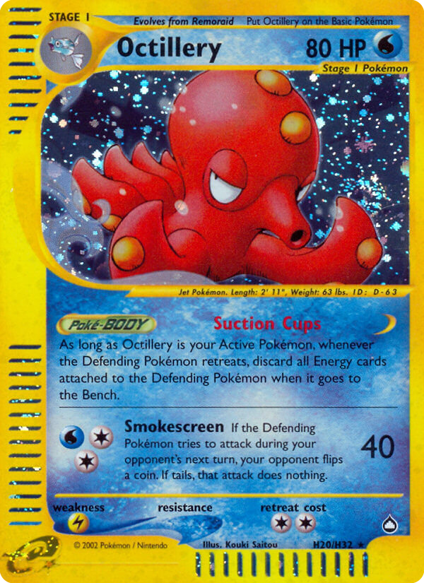 Octillery H20/147 — Pokémon Aquapolis