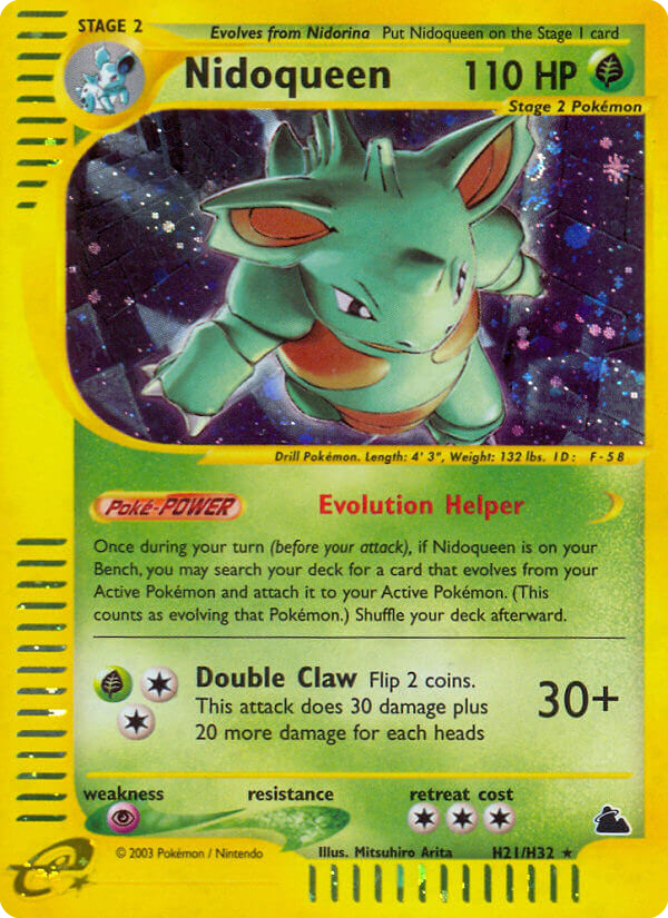 Nidoqueen H21/H32 — Pokémon Skyridge