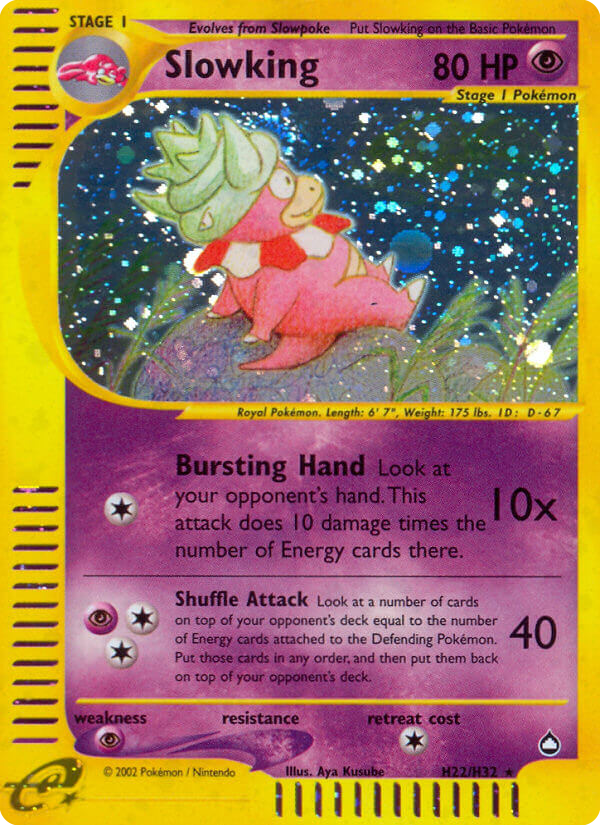 Slowking H22/147 — Pokémon Aquapolis
