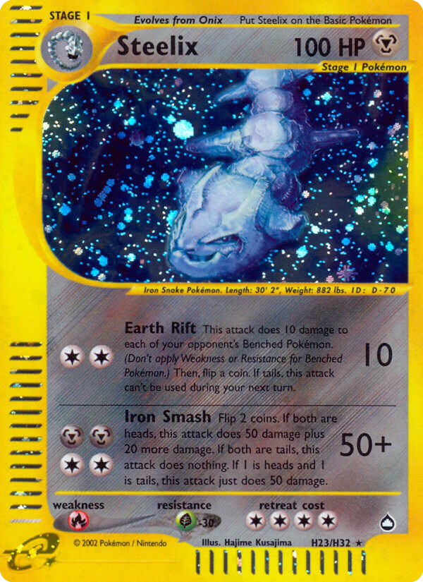 Steelix H23/147 — Pokémon Aquapolis