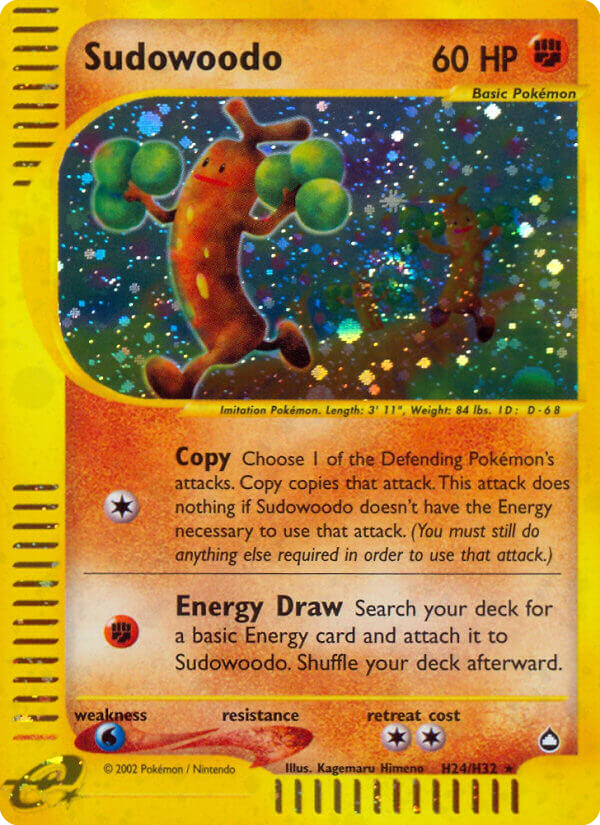 Sudowoodo H24/147 — Pokémon Aquapolis