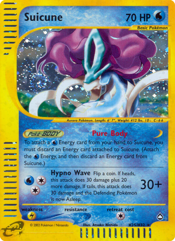 Suicune H25/147 — Pokémon Aquapolis
