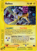 Raikou H26/H32 — Pokémon Skyridge