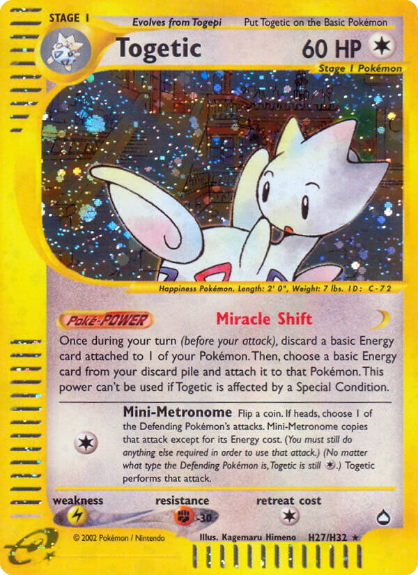 Togetic H27/147 — Pokémon Aquapolis