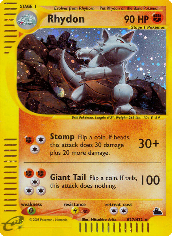 Rhydon H27/H32 — Pokémon Skyridge
