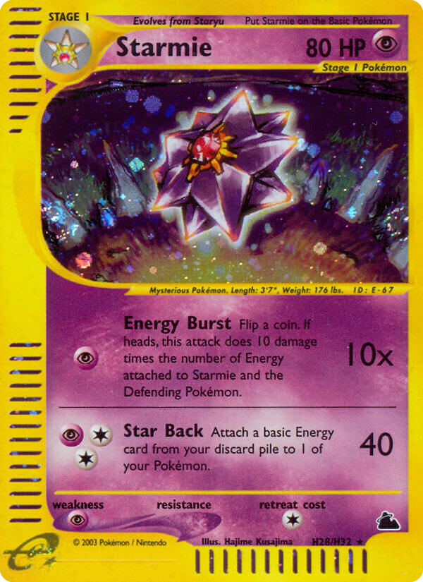 Starmie H28/H32 — Pokémon Skyridge