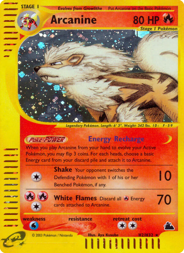 Arcanine H2/H32 — Pokémon Skyridge