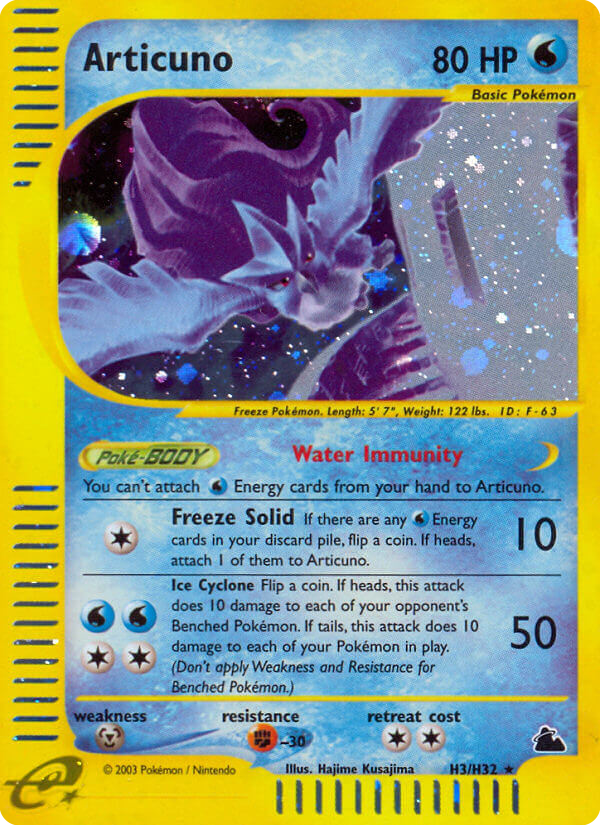 Articuno H3/H32 — Pokémon Skyridge