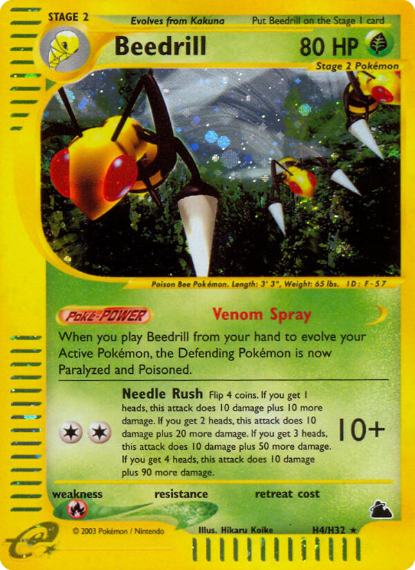 Beedrill H4/H32 — Pokémon Skyridge