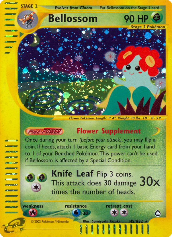 Bellossom H5/147 — Pokémon Aquapolis