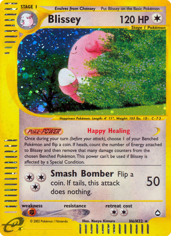 Blissey H6/147 — Pokémon Aquapolis