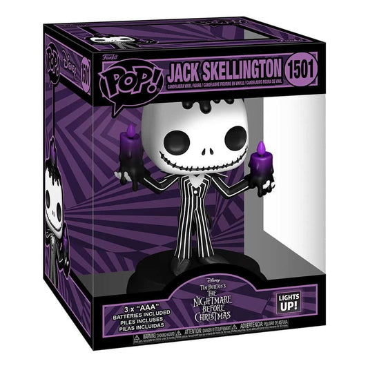 Funko Pop! Jack Skellington figure packaging with purple and black design