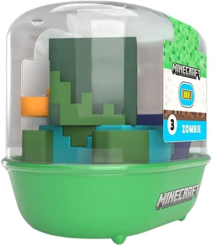  Minecraft Tubbz PVC Figure Zombie 1st  Edition 10 cm