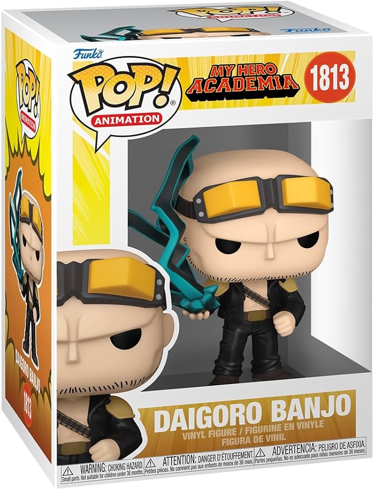 Funko Pop! vinyl figure packaging for Daigoro Banjo from My Hero Academia